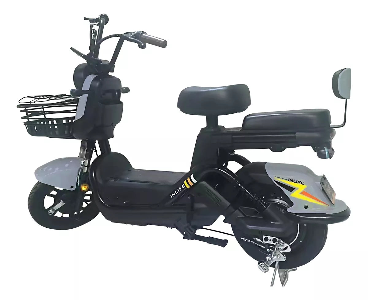 Inlife Bicicleta Eléctrica Motor 400w 20ah 40km/h 70km Dos Asientos
