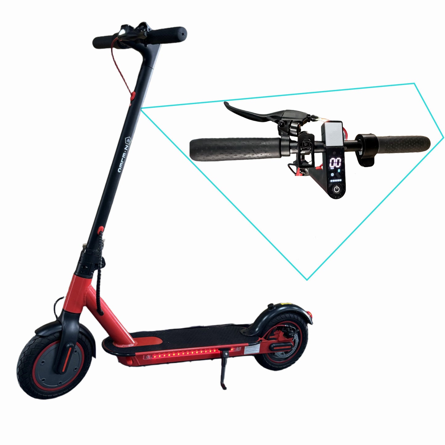 Scooter Eléctrico Patin 30km/h Adulto 350w C/luz Led App Gps