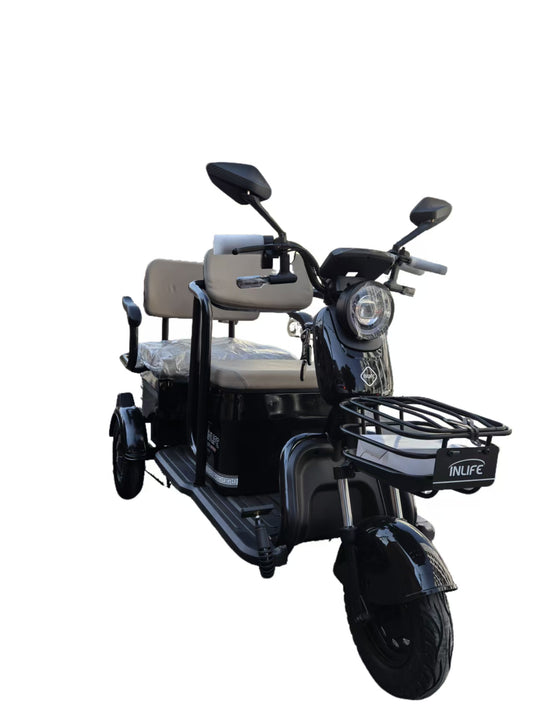 Bicicleta Eléctrica INLIFE-C6 | Batería de Plomo-Ácido 60V20Ah | Autonomía de 60–70 km | Controlador Síncrono Silencioso