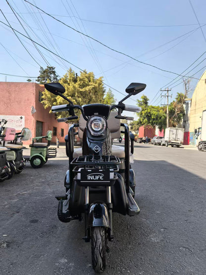 Bicicleta Eléctrica INLIFE-X3 | Motor Yitian 60V650W | Autonomía 60-70 km | Controlador Silencioso | Chasis Especial X3