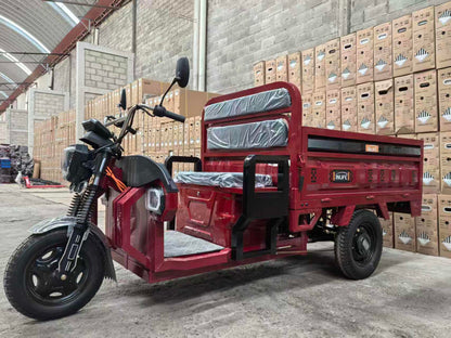 INLIFE Triciclo Eléctrico – Carga Robusta, Estabilidad Total y Eficiencia para el Trabajo Diario