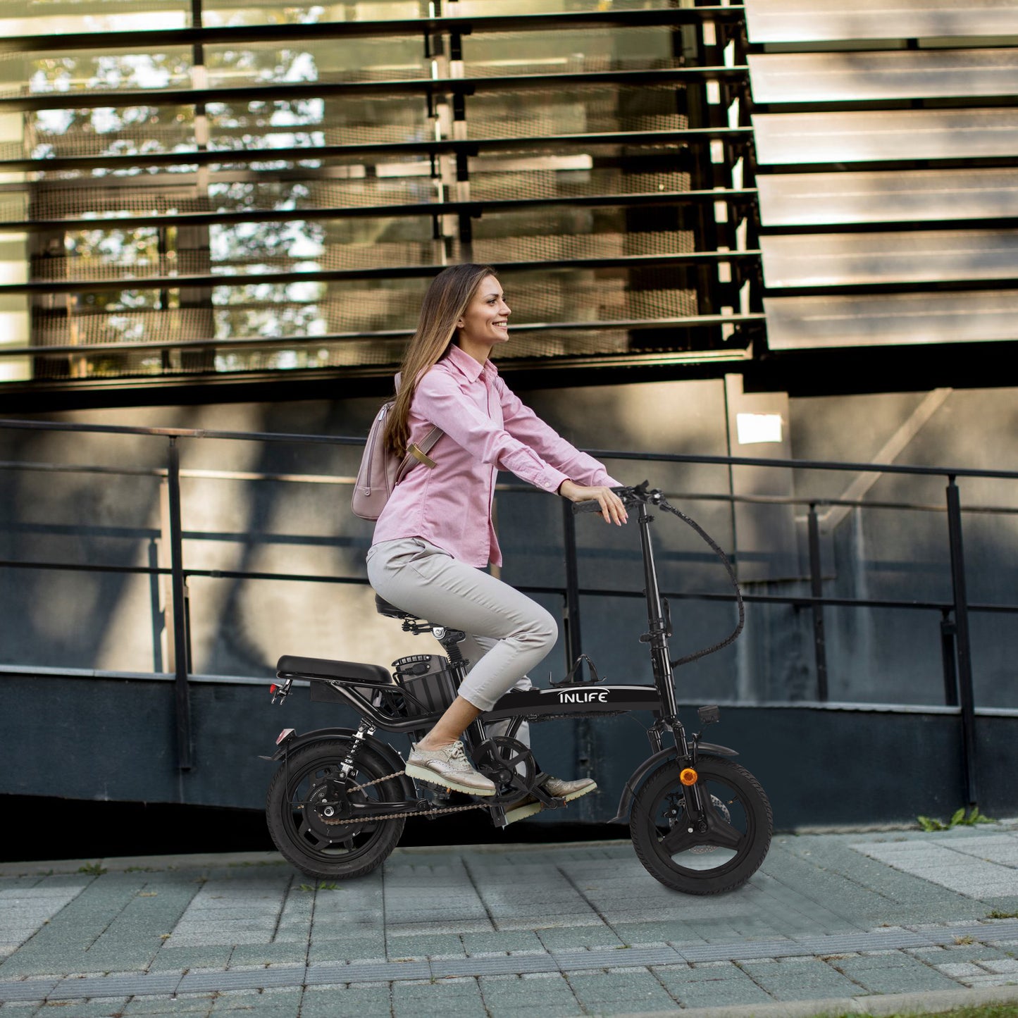 Bicicleta Eléctrica Plegable C/ Dos Asiento 400w 32km/h 40km